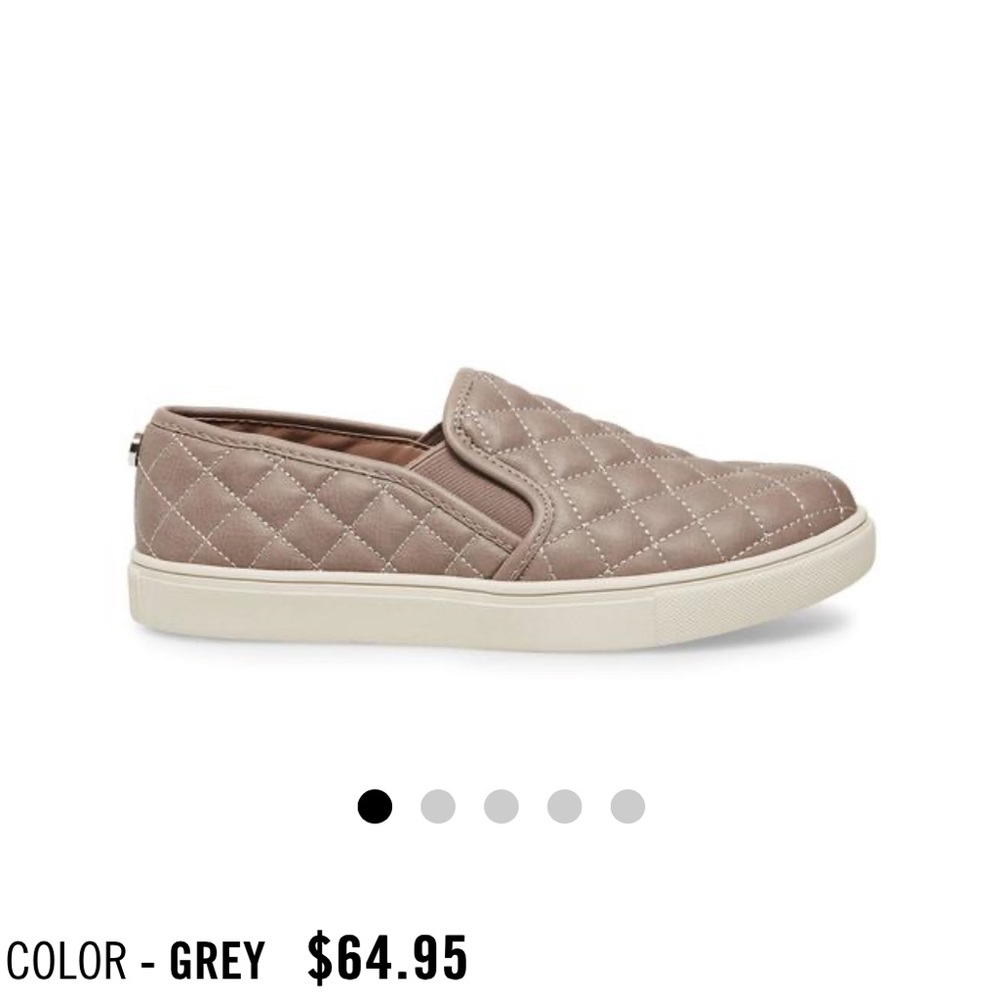 Steve Madden Gray slip on sneakers